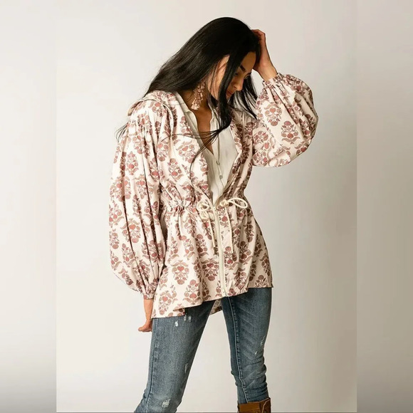 Joyfolie Jackets & Blazers - Joyfolie NWT Boho light jacket Luca in cream block XL sold out Gorgeous